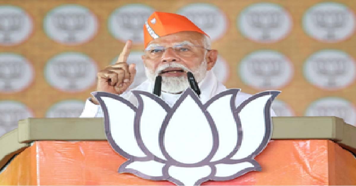 Today PM Modi will run marathon campaign in three districts of Odisha