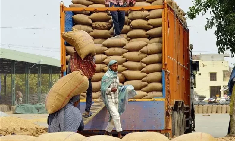 6.94 lakh metric tonnes of wheat reached the markets after harvesting was almost over