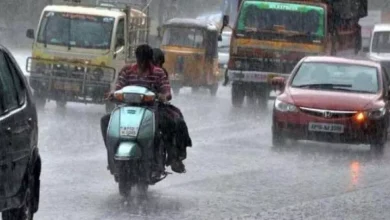 Chance of rain in Hyderabad this evening