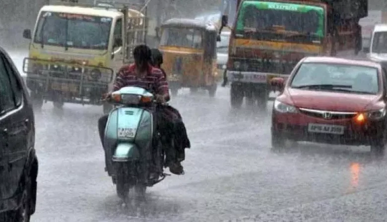 Chance of rain in Hyderabad this evening