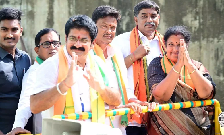 Vigorous campaign of political leaders ends in Andhra Pradesh