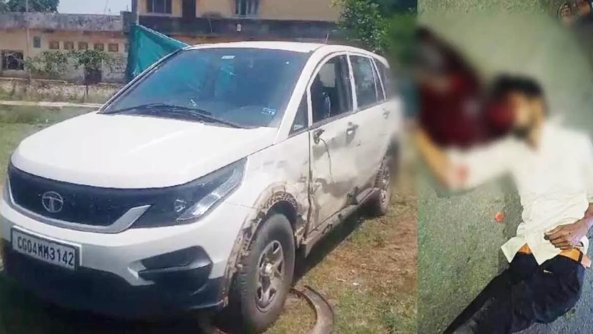 Speeding Tata Hexa crushed bike driver dead