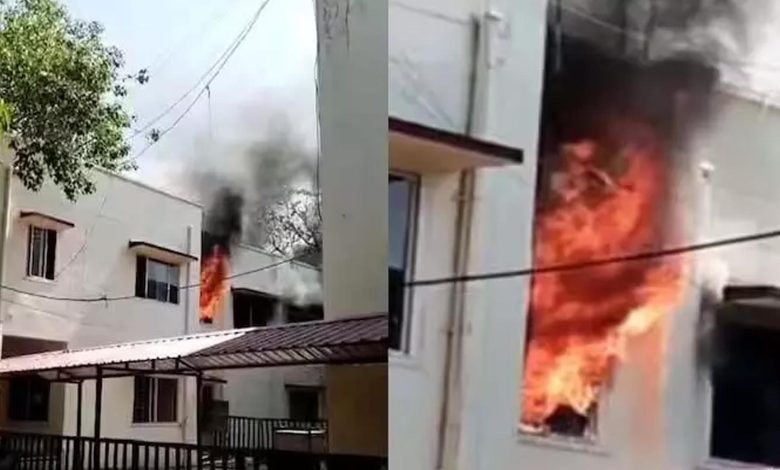 Massive fire breaks out in SP office, creates chaos