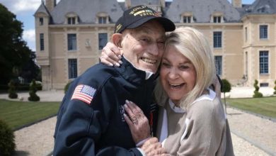 World War II, 100-year-old veteran, D-Day, 96-year-old fiancée, France, marriage,