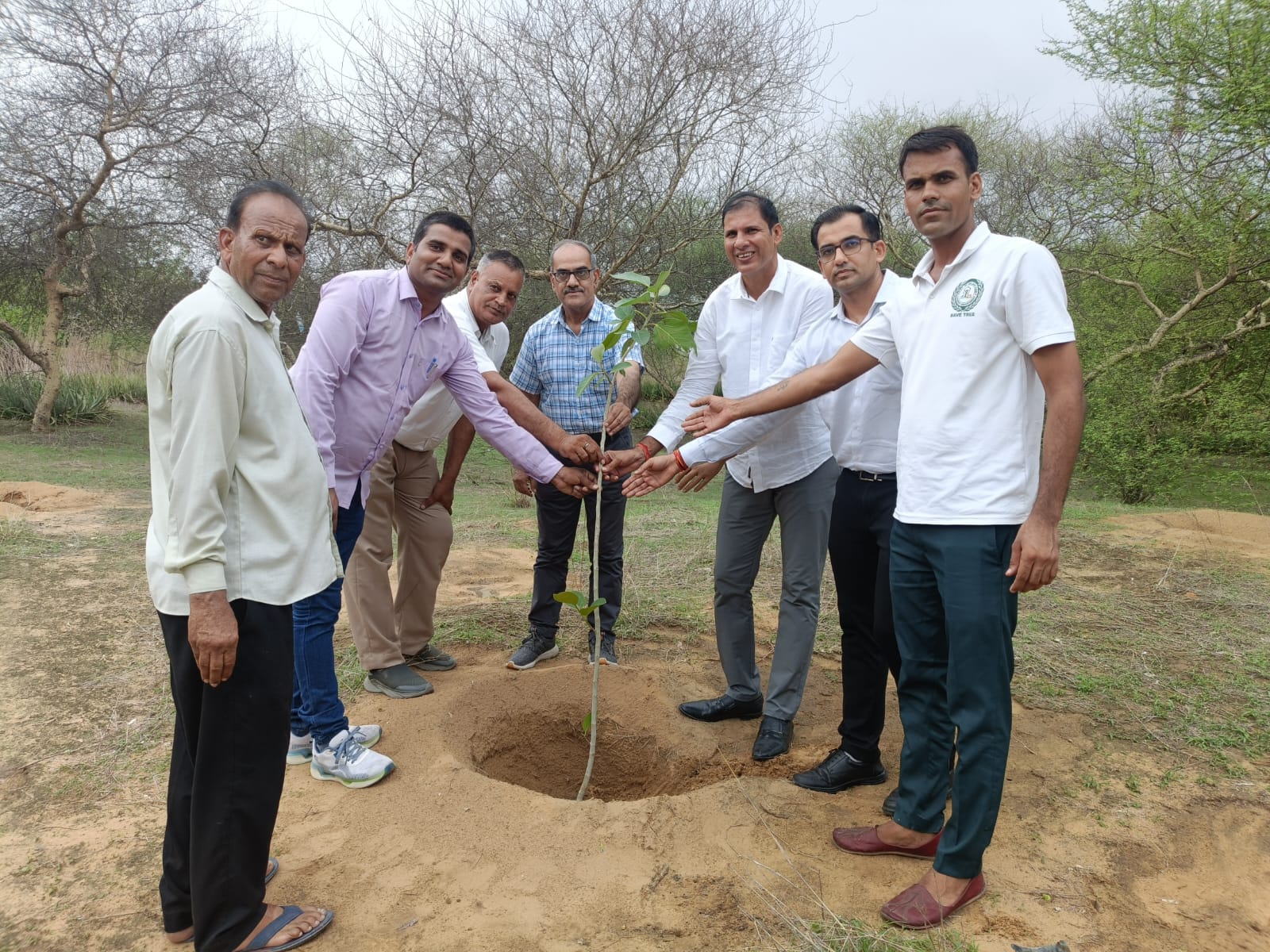 Churu: Plantation done in the Nature Park located at the district headquarters