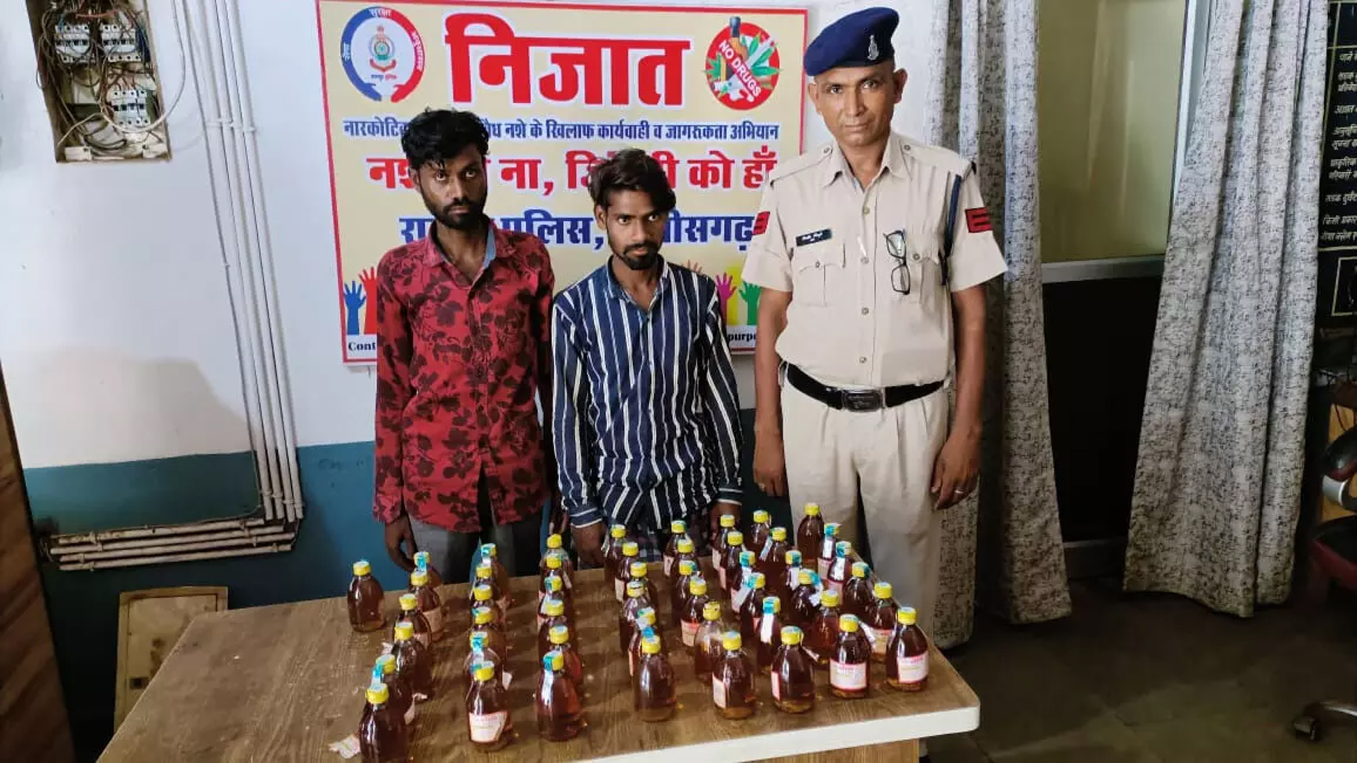 2 youths arrested for transporting liquor on a deluxe bike