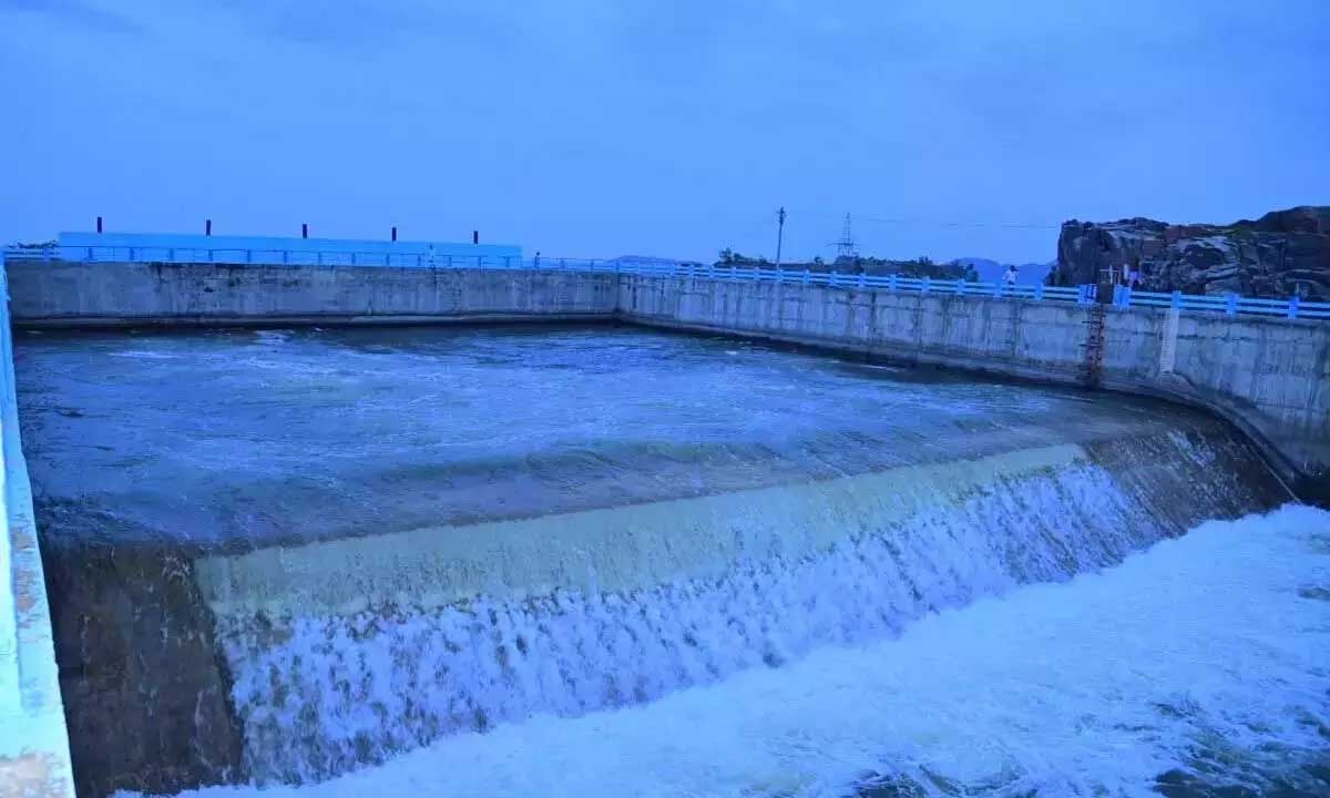 Minister Jupally Krishna Rao released water from Gudipalli reservoir into Ayacut