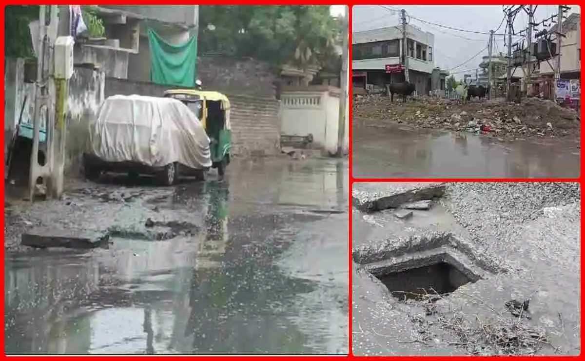 Palanpur Municipal Chairman's constituency overflowing with sewer, local people warned