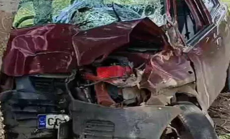 Major accident in Mahasamund, municipal soldier died and constable seriously injured