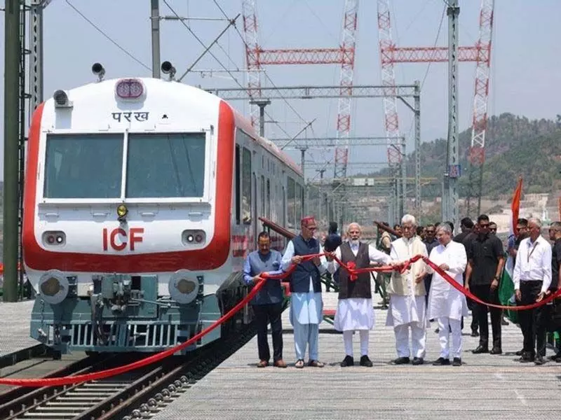 The long-awaited Chenab rail bridge will connect Kashmir with the rest of India