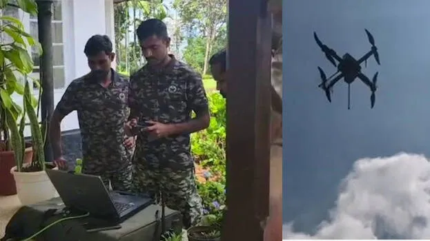 Eight-month pregnant tribal woman missing, search underway with drone in forest area