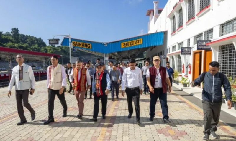 Mizoram: More than 18,000 ILPs issued at Sairang railway station in three months.