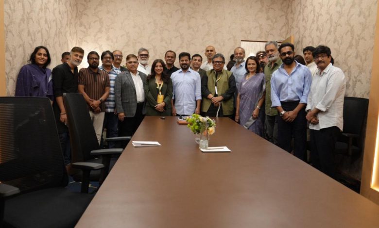 The Chief Minister assured full support for establishing a film studio in Future City.