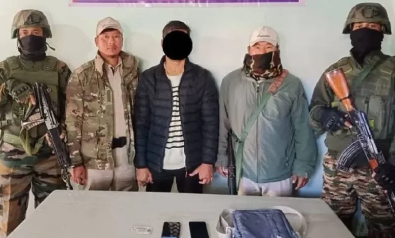 Manipur: Security forces arrested an RPF/PLA cadre in Imphal West