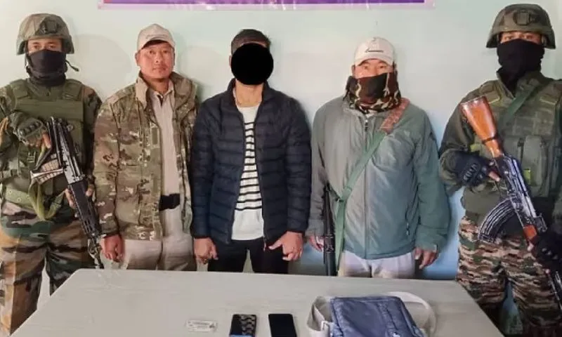 Manipur: Security forces arrested an RPF/PLA cadre in Imphal West