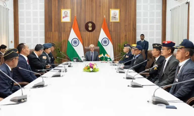 Flag Day celebrations in Manipur; the Governor honored ex-servicemen