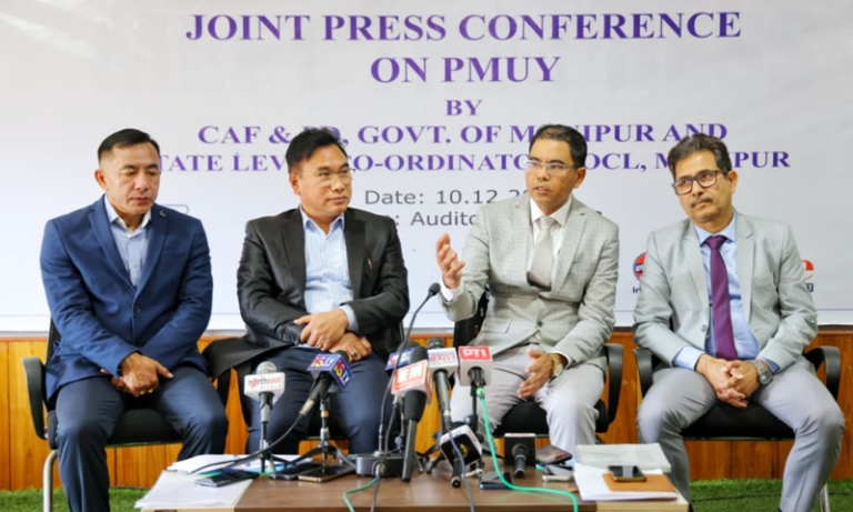 Free LPG connections launched for eligible women under PMUY Phase 3.0 in Manipur.