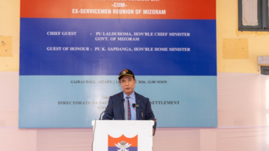 Mizoram CM: Youth should join Indian Army and security forces