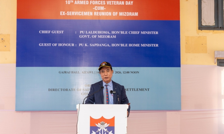 Mizoram CM: Youth should join Indian Army and security forces