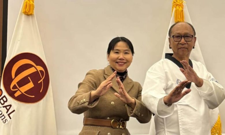 Manipur MLA Yumnam Khemchand becomes the first Indian to receive 5th Dan in Taekwondo