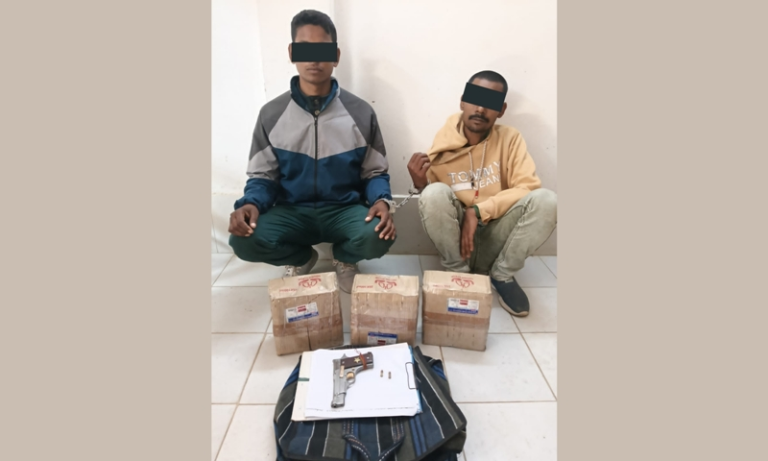 Tripura: Two arrested with weapons and drugs at Agartala station