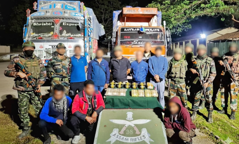 Assam Rifles and DRI seize Yaba tablets worth Rs 39 crore in Cachar