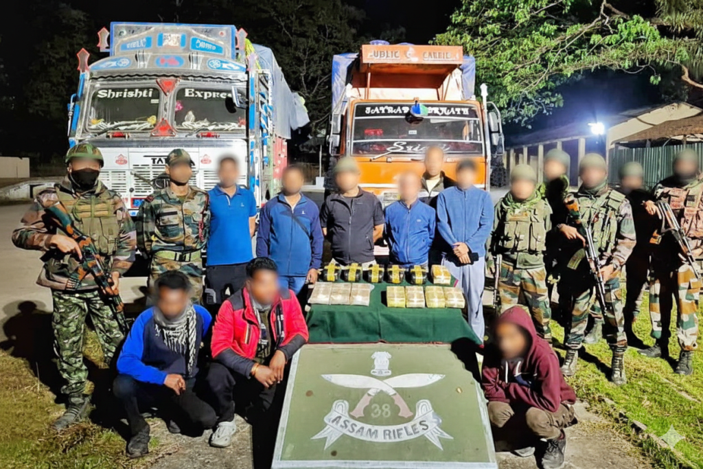 Assam Rifles and DRI seize Yaba tablets worth Rs 39 crore in Cachar