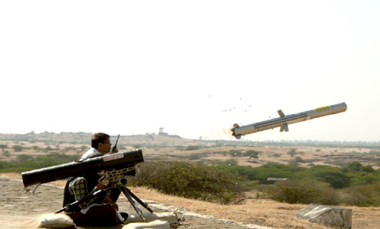 Rajnath Singh praises DRDO for successful flight test of portable anti-tank missile