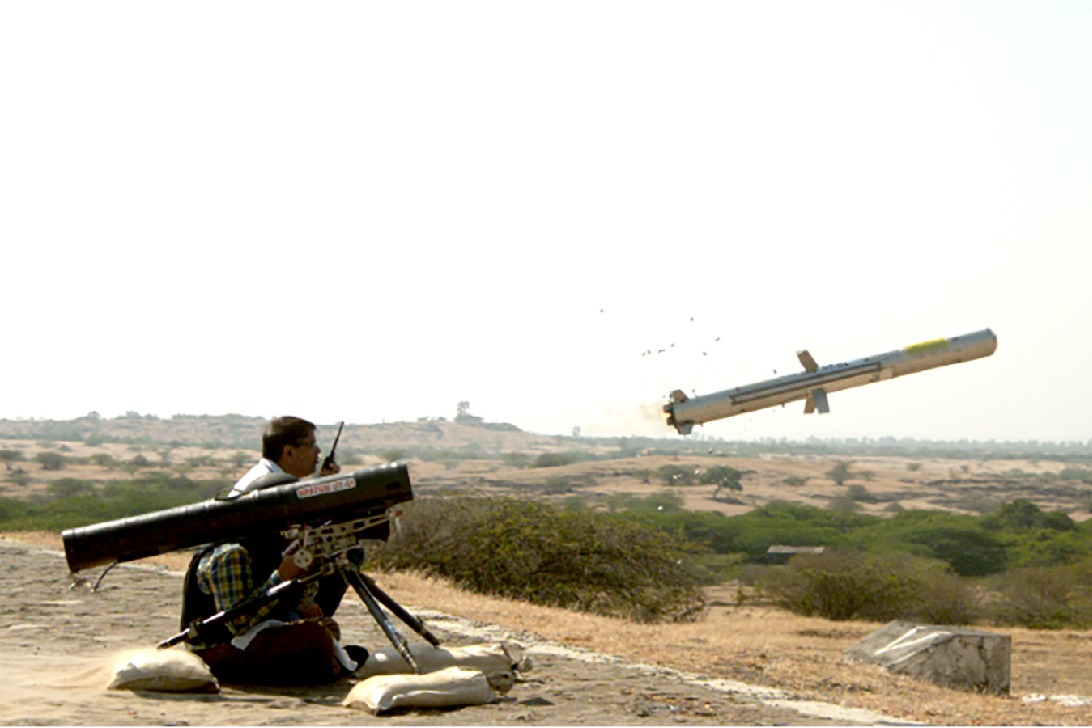 Rajnath Singh praises DRDO for successful flight test of portable anti-tank missile
