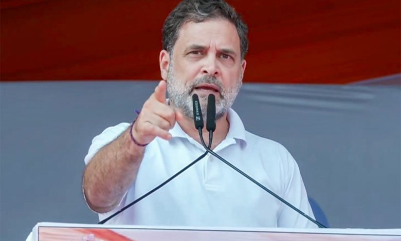 , Rahul Gandhi, reiterated his demand ,to cancel the US trade deal.,