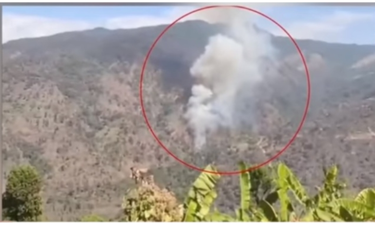 Manipur: Suspicious fire destroys banana orchard in Kangpokpi, angering villagers