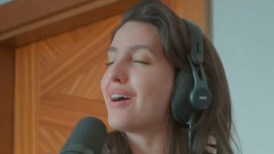 Nora Fatehi shared a glimpse of the making of the FIFA song ‘SIR SIR’.