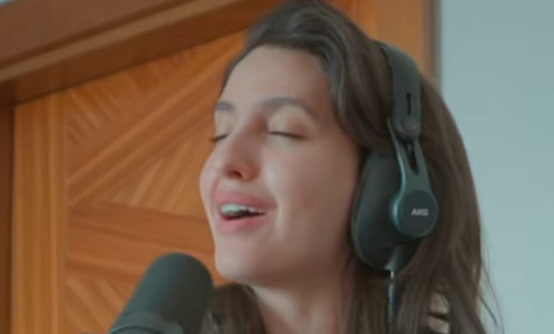 Nora Fatehi shared a glimpse of the making of the FIFA song ‘SIR SIR’.