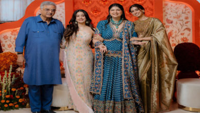 Anshula Kapoor showers love on sisters Janhvi and Khushi, calls mehendi a memorable occasion